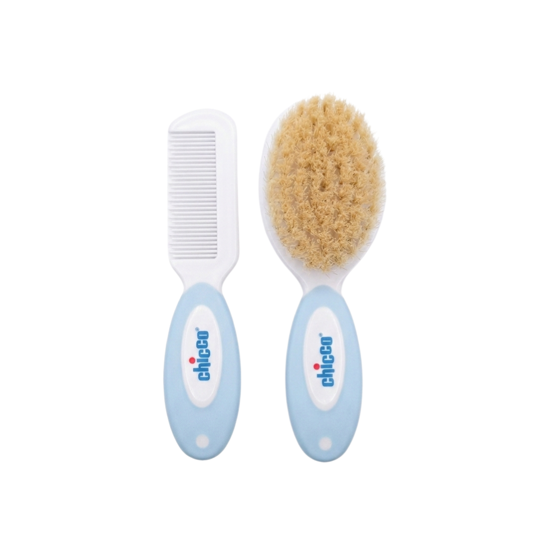 Chicco Baby Brush & Comb Set - BABY BLUE